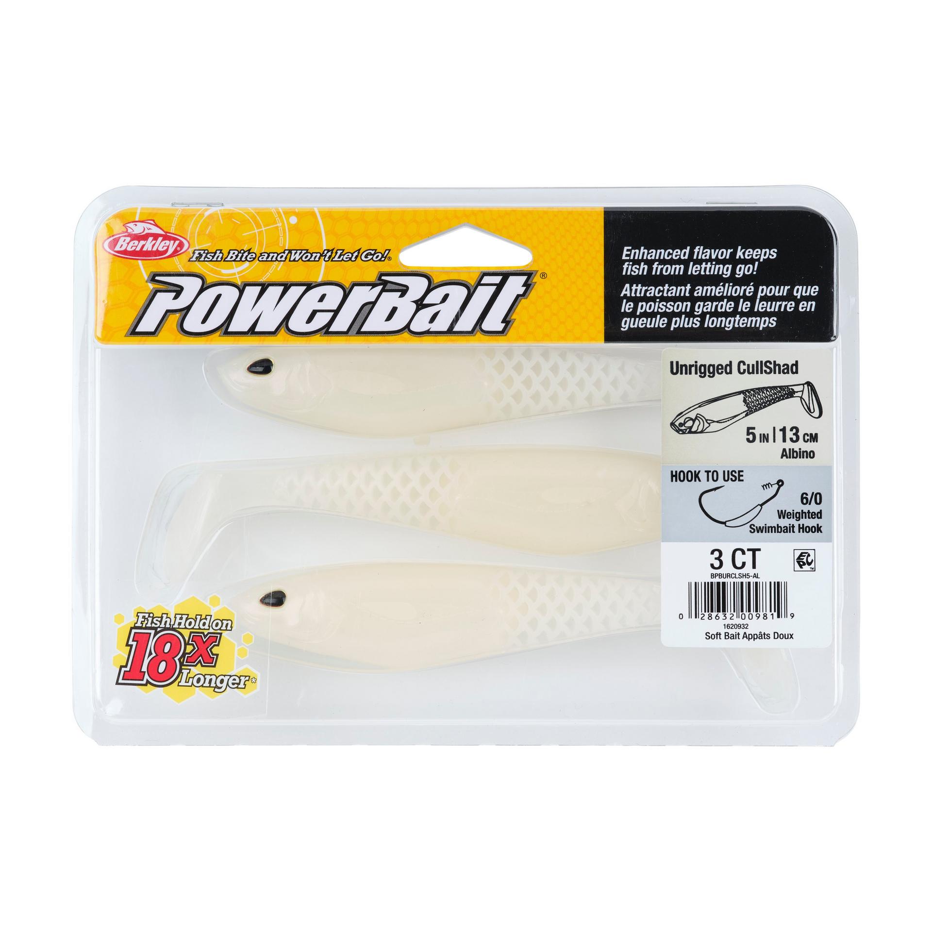 PowerBait® Unrigged CullShad