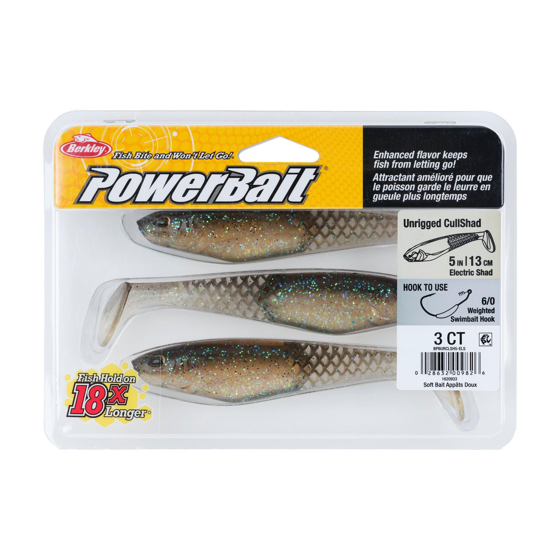 PowerBait® Unrigged CullShad