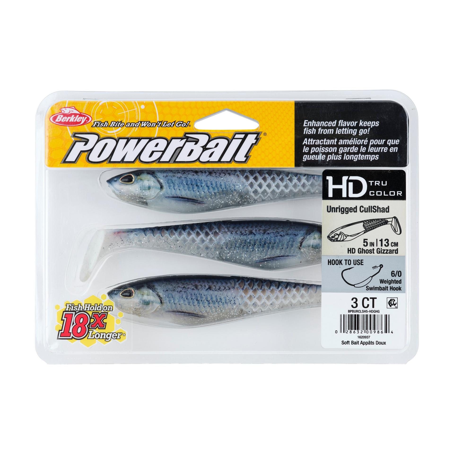 PowerBait® Unrigged CullShad