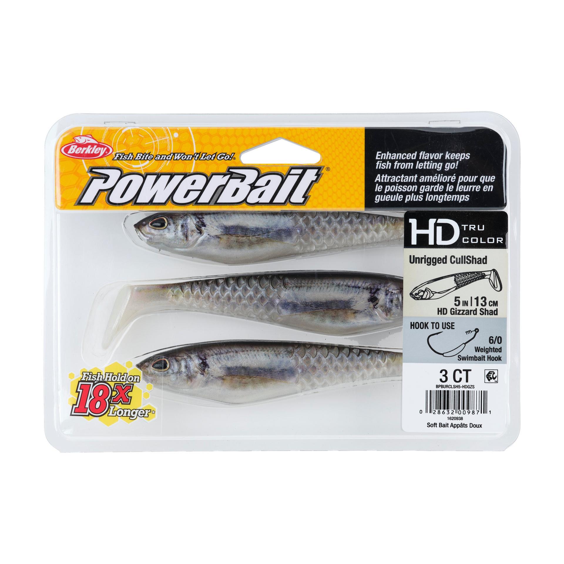 PowerBait® Unrigged CullShad