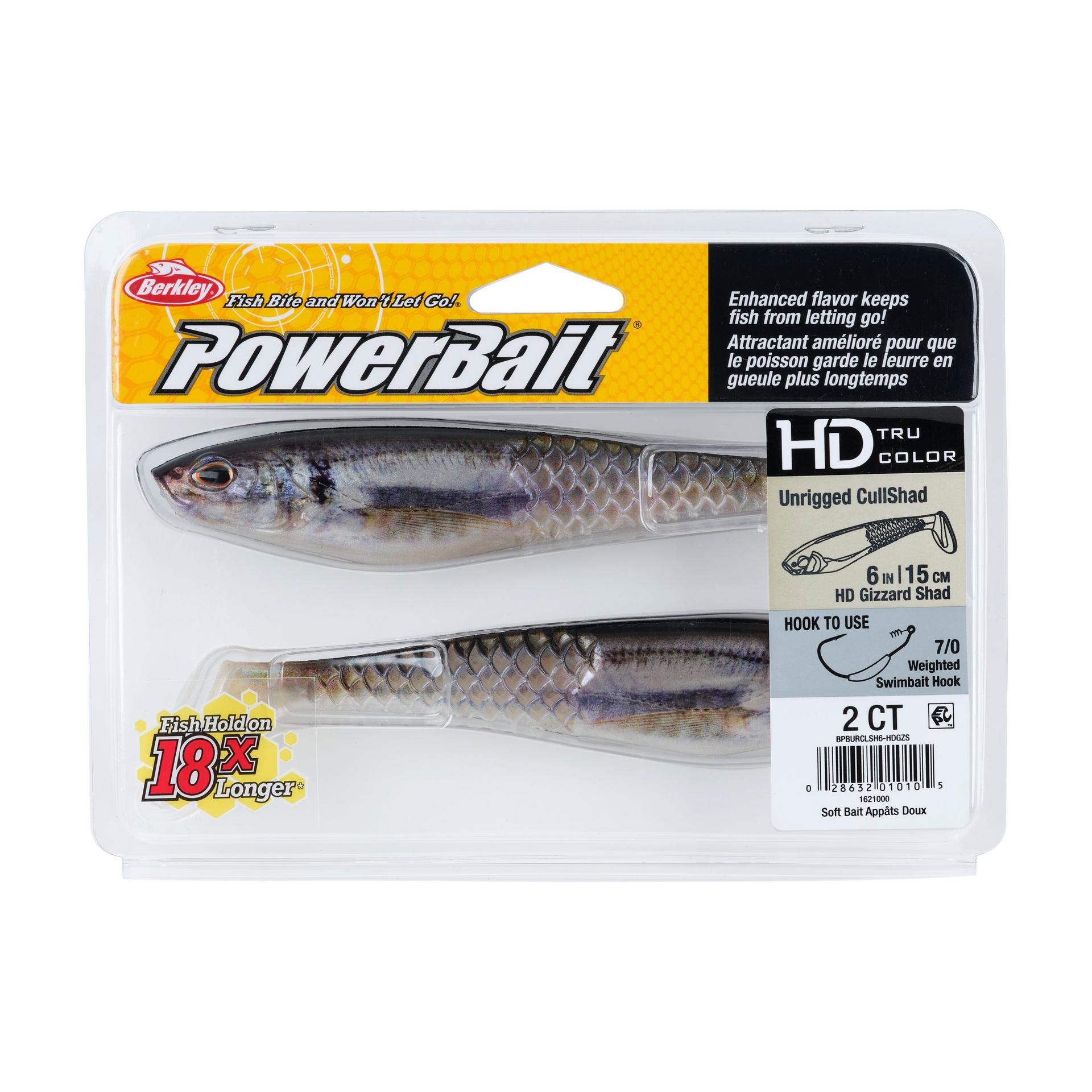 PowerBait® Unrigged CullShad