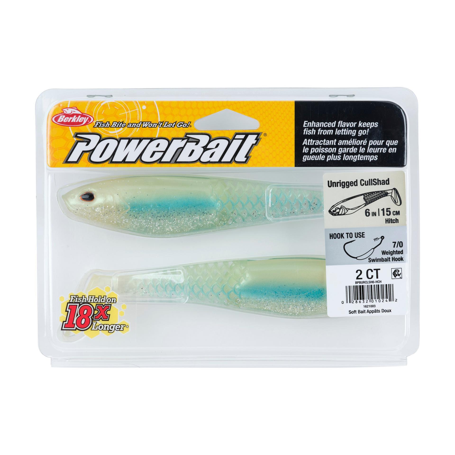 PowerBait® Unrigged CullShad